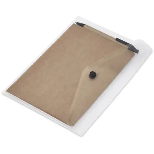 Okiyo Hotai Notebook & Pen Set Natural Pouch